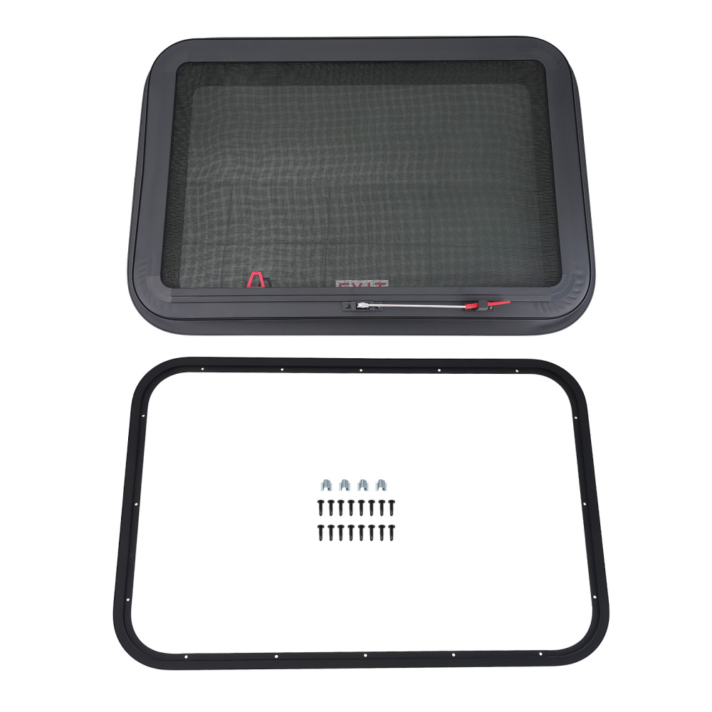 30 W 20 H RV Window for Camper/Trailer/Cargo/Food Truck Truck Mounting Ring