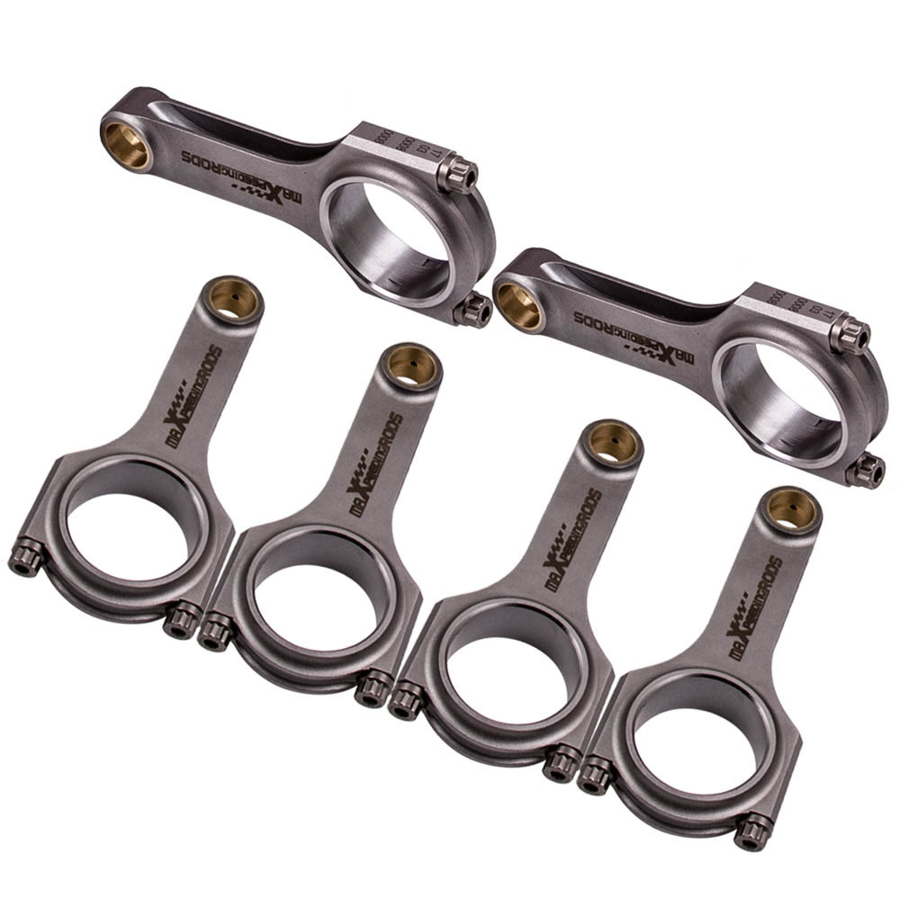 Connecting Rods compatible for Audi B5 S4 quattro 2.7T ARP 2000 Bolts 154mm H-Beam Conrods