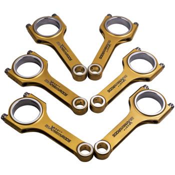 6x Titanizing Connecting Rod Rods compatible for VW Audi TT 8N3 Coupe 3.2 24V VR6 6.457