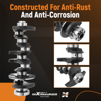 Engine Crankshaft 11217516040 compatible for BMW 2.0 N42 N43 N46 11210390923 11210142288