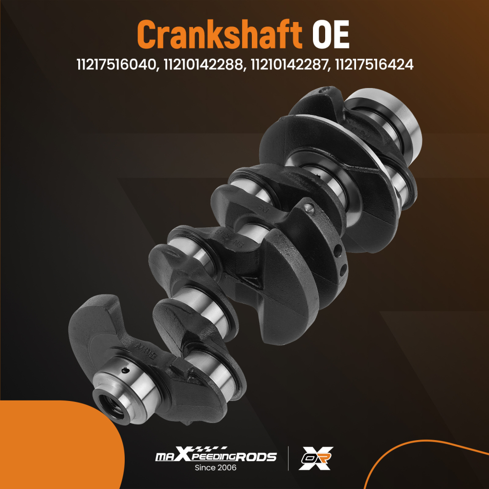 Engine Crankshaft 11217516040 compatible for BMW 2.0 N42 N43 N46 11210390923 11210142288