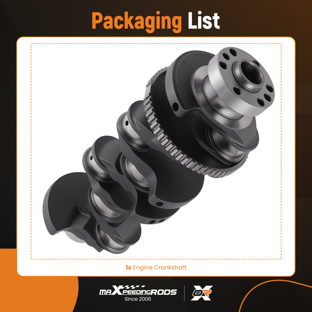 Vilebrequin compatible pour BMW 318i 320i E90 E91 E92 E93 2004-2013 11217516040 Crank