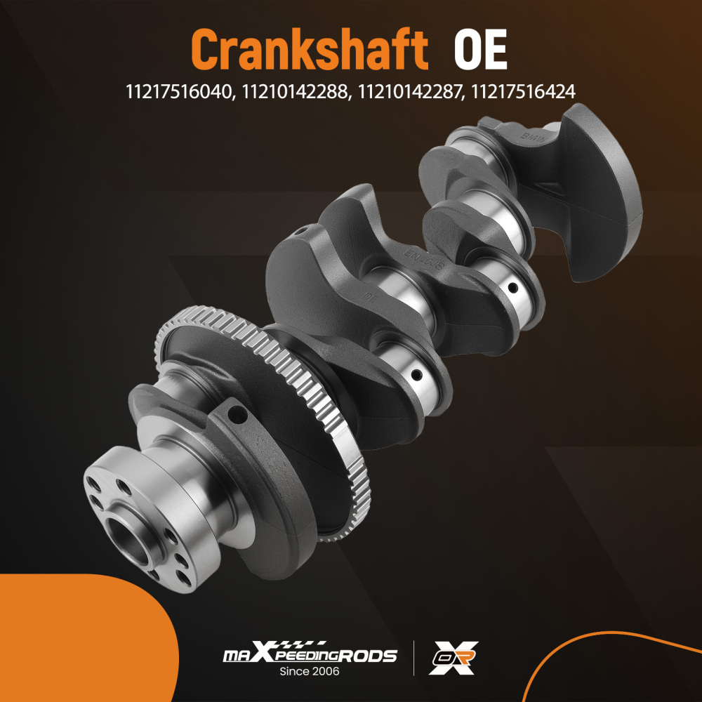 Vilebrequin compatible pour BMW 318i 320i E90 E91 E92 E93 2004-2013 11217516040 Crank