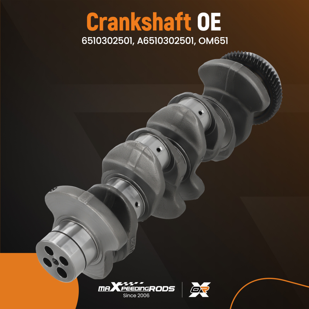 Forgé Vilebrequin compatible pour Mercedes OM651 2.1L Diesel A B C Classe CLS Classe GLK