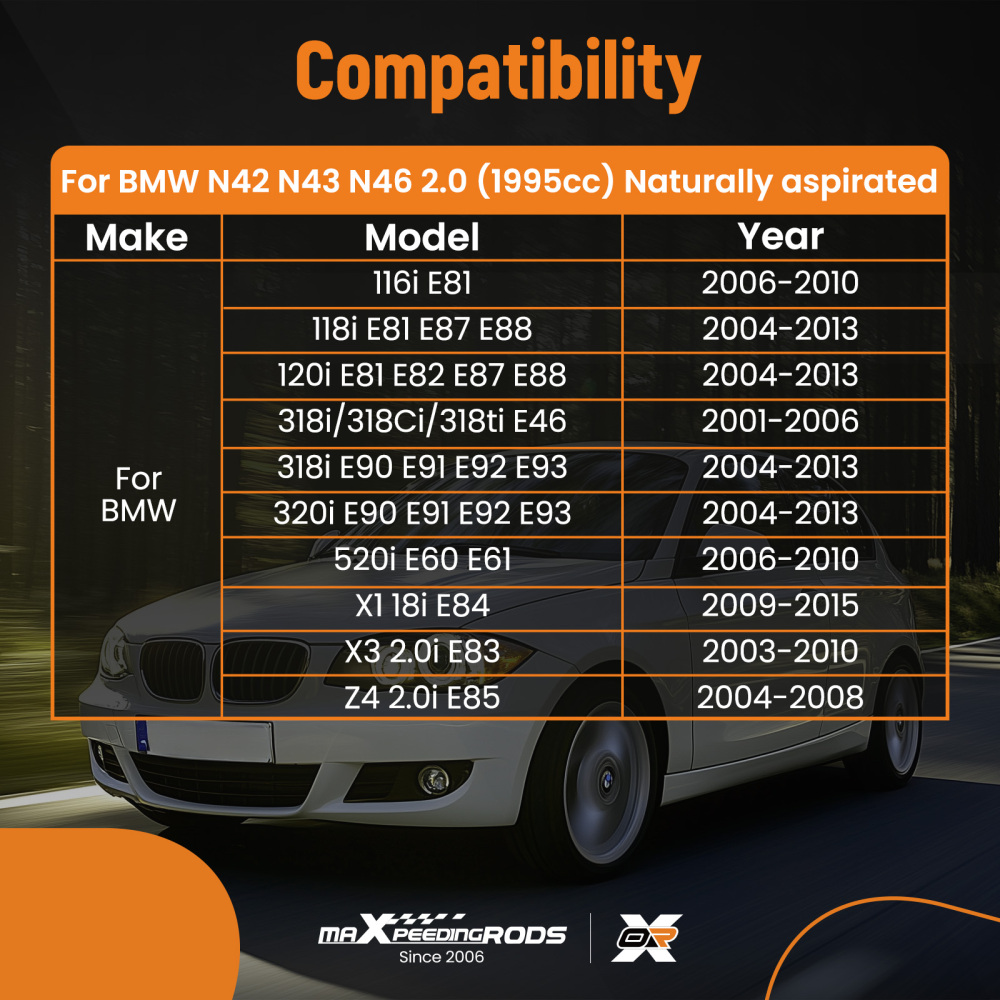 Albero Motore compatibile per BMW N42 N46 2.0L 116i 118i 120i E81 E87 E88 04-13 11217516040