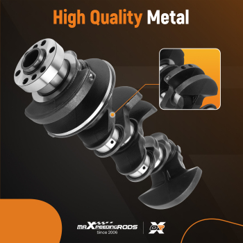 Crankshaft 11217516040 compatible for BMW 1 3 5 Series N42B20A N43B20A N46B20A N46B20B