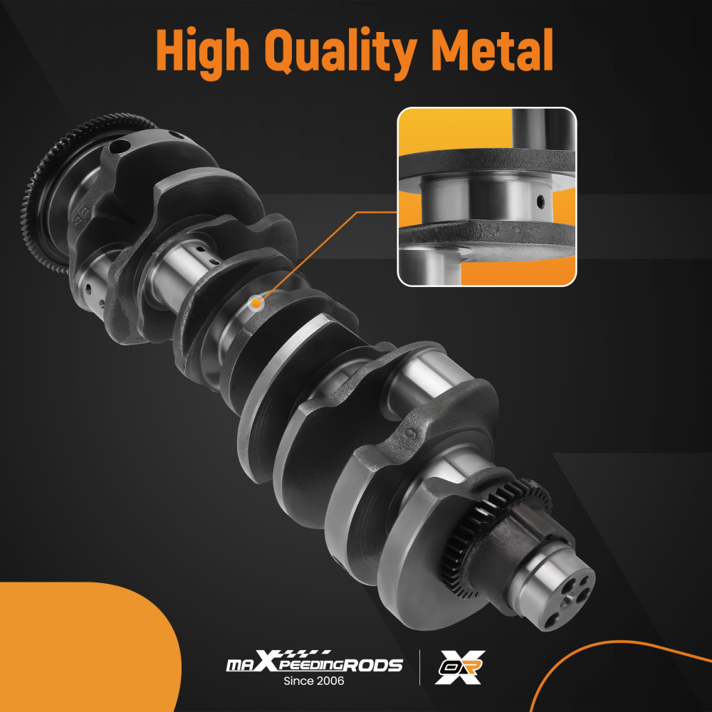 1340151010 Crankshaft compatible for Toyota Land Cruiser VDJ200 compatible for Lexus LX450 1VD-FTV Diesel