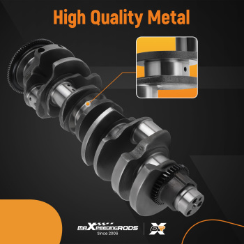 1340151010 Crankshaft compatible for Toyota Land Cruiser VDJ200 compatible for Lexus LX450 1VD-FTV Diesel