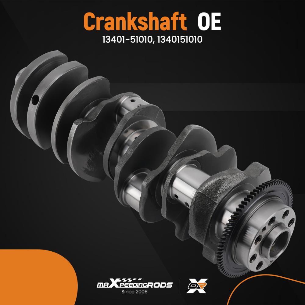 1340151010 Crankshaft compatible for Toyota Land Cruiser VDJ200 compatible for Lexus LX450 1VD-FTV Diesel