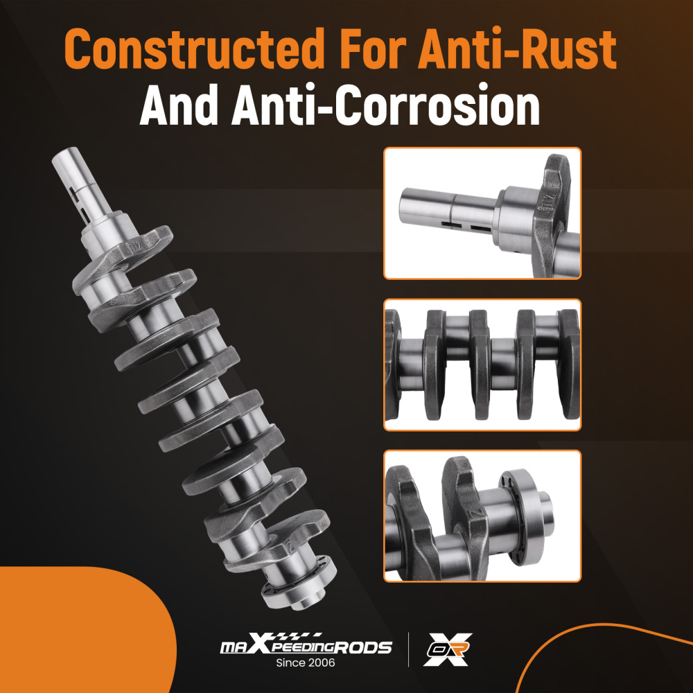 2.4L Engine Rebuild Piston Gasket Timing Kit - Crankshaft Rods compatible for Toyota 2RZ-FE