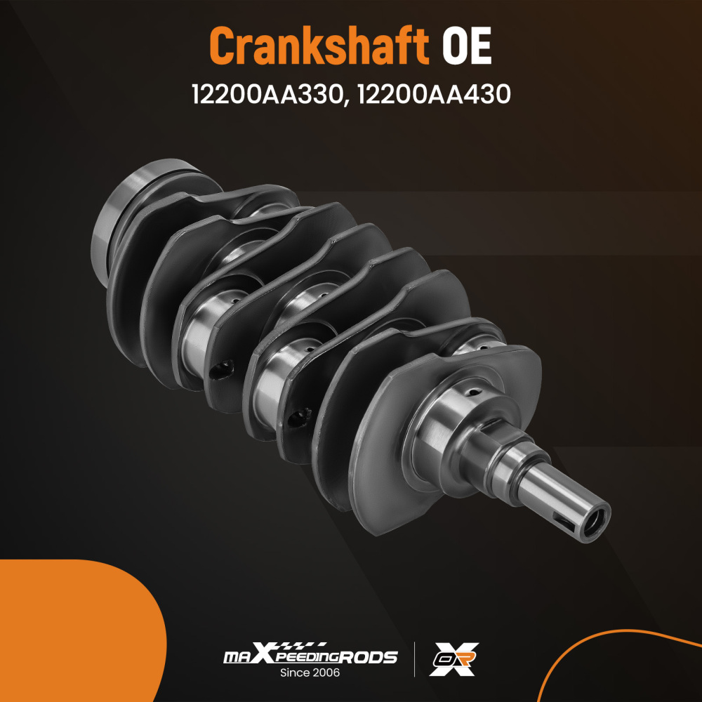 Crankshaft EJ257 2.5L EJ255 For 2004-2018 compatible for Subaru Nitride Treated 12200AA430
