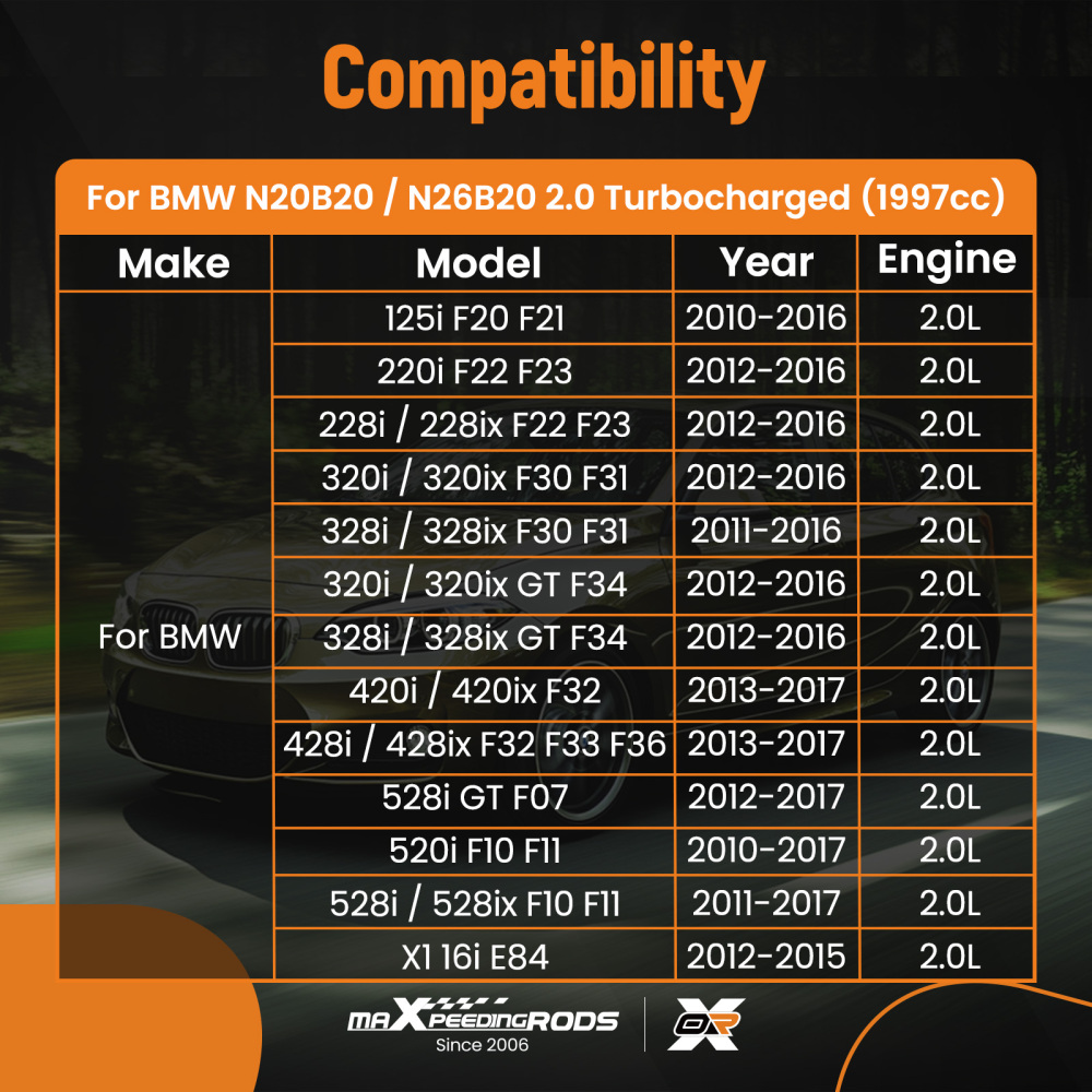 Vilebrequin Moteur compatible pour BMW X1 X3 X4 X5 N20B20 2.0T 11217640165 11217599247