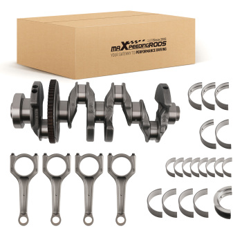 Crankshaft w/ Bearing Set compatible for BMW 1 3 5 Series E81 E87 E46 E90 2.0L 1995cc 04-15