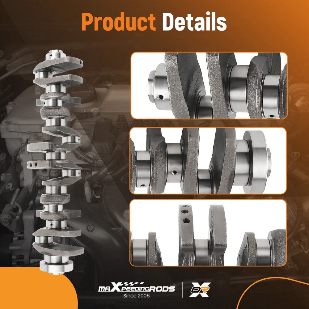 N55 3.0L Engine Overhaul Rebuild Kit - Crankshaft / ConRods / Timing Set compatible for BMW