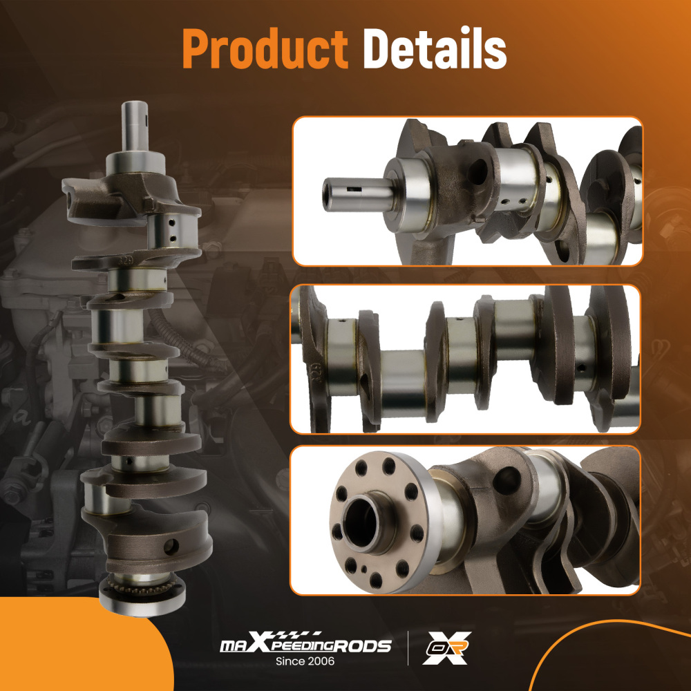 Crankshaft compatible for BMW 550i 650i 750i X5 X6 4.4L 2011-2019 11217620981 11212212307