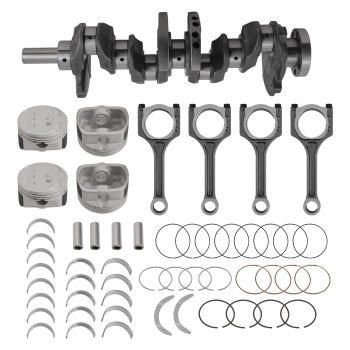 G4KD 2.0L Engine Crankshaft Rods Piston Kit Bearings Set compatible for Hyundai Kia Optima