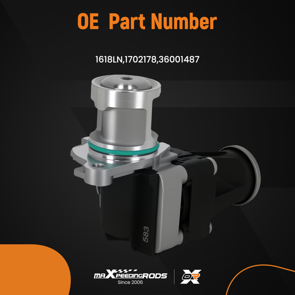 EGR Valve compatible for Ford Focus Fiesta 1.6 TDCI 2008+ Compatible for VOLVO Compatible for PEUGEOT 208 1618LN