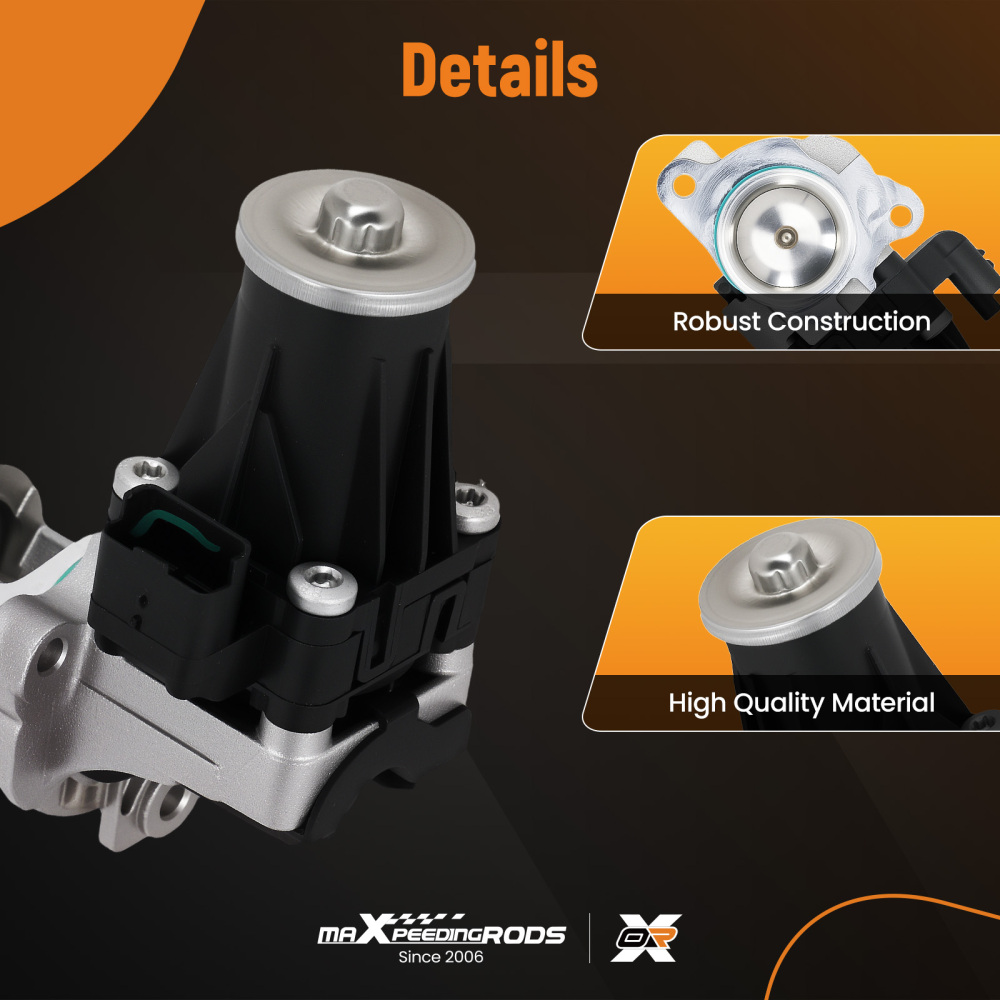 EGR Valve compatible for Ford Focus Fiesta 1.6 TDCI 2008+ Compatible for VOLVO Compatible for PEUGEOT 208 1618LN