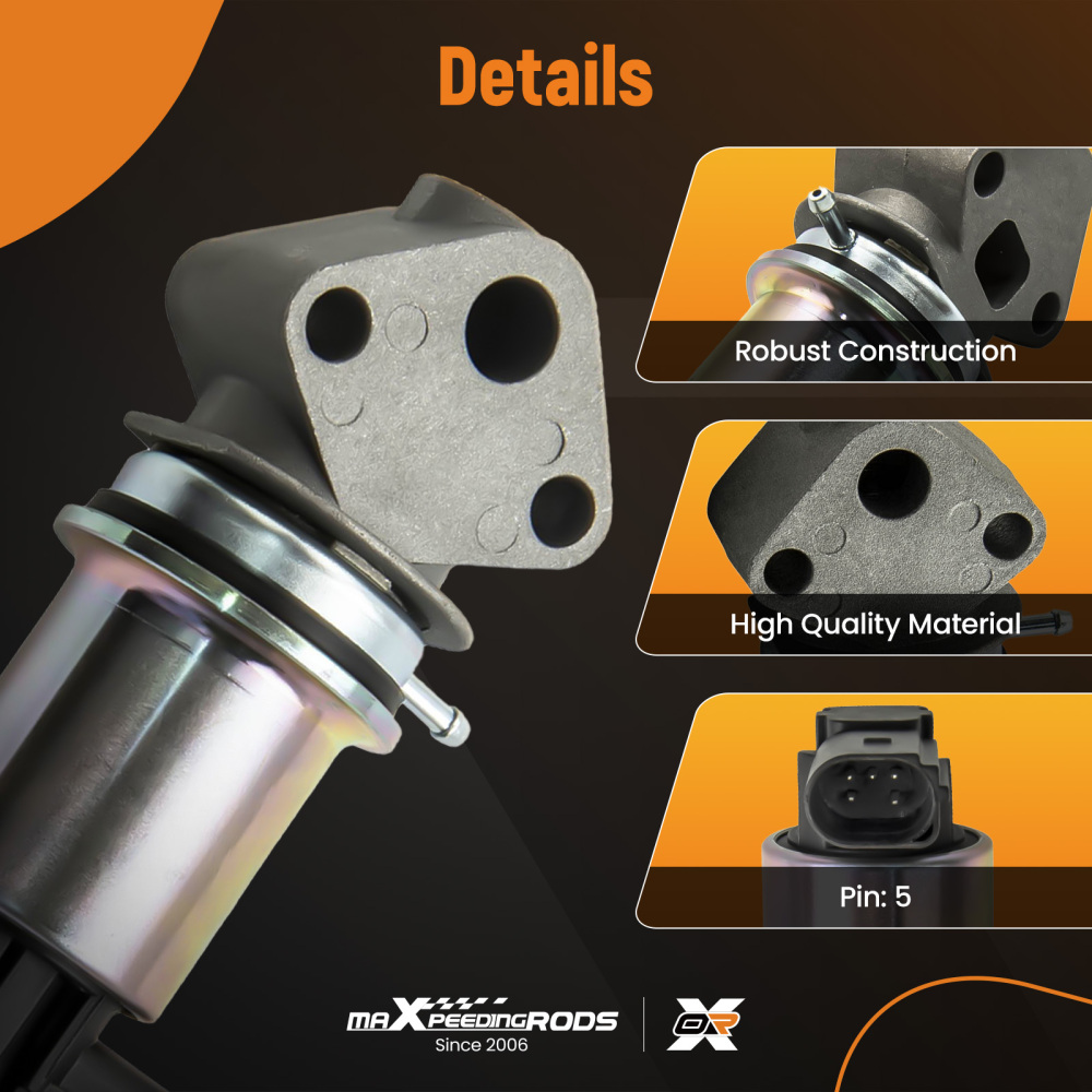 EGR Exhaust Gas VALVE compatible for AUDI VW SEAT SKODA 1.4 16v 036131503M EG10294-12B1 New