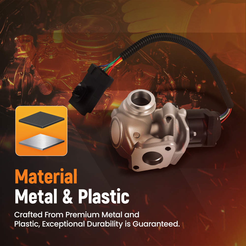 EGR Valve compatible for Peugeot 1007 206 207 1.4 HDi 2001-15 compatible for Ford Fiesta Van 1.4 TDCi