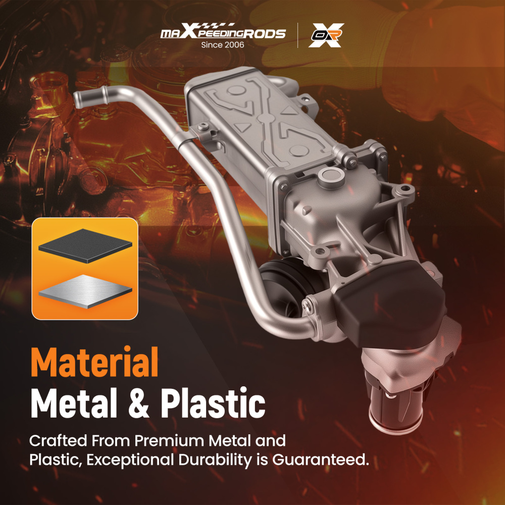 Compatible for VW Polo compatible for Audi A1 compatible for Seat Ibiza compatible for Skoda EGR Exhaust Gas Valve Cooler 03L131512BH