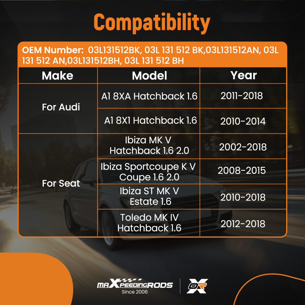 Compatible for VW Polo compatible for Audi A1 compatible for Seat Ibiza compatible for Skoda 03L131512BH EGR Exhaust Gas Valve Cooler