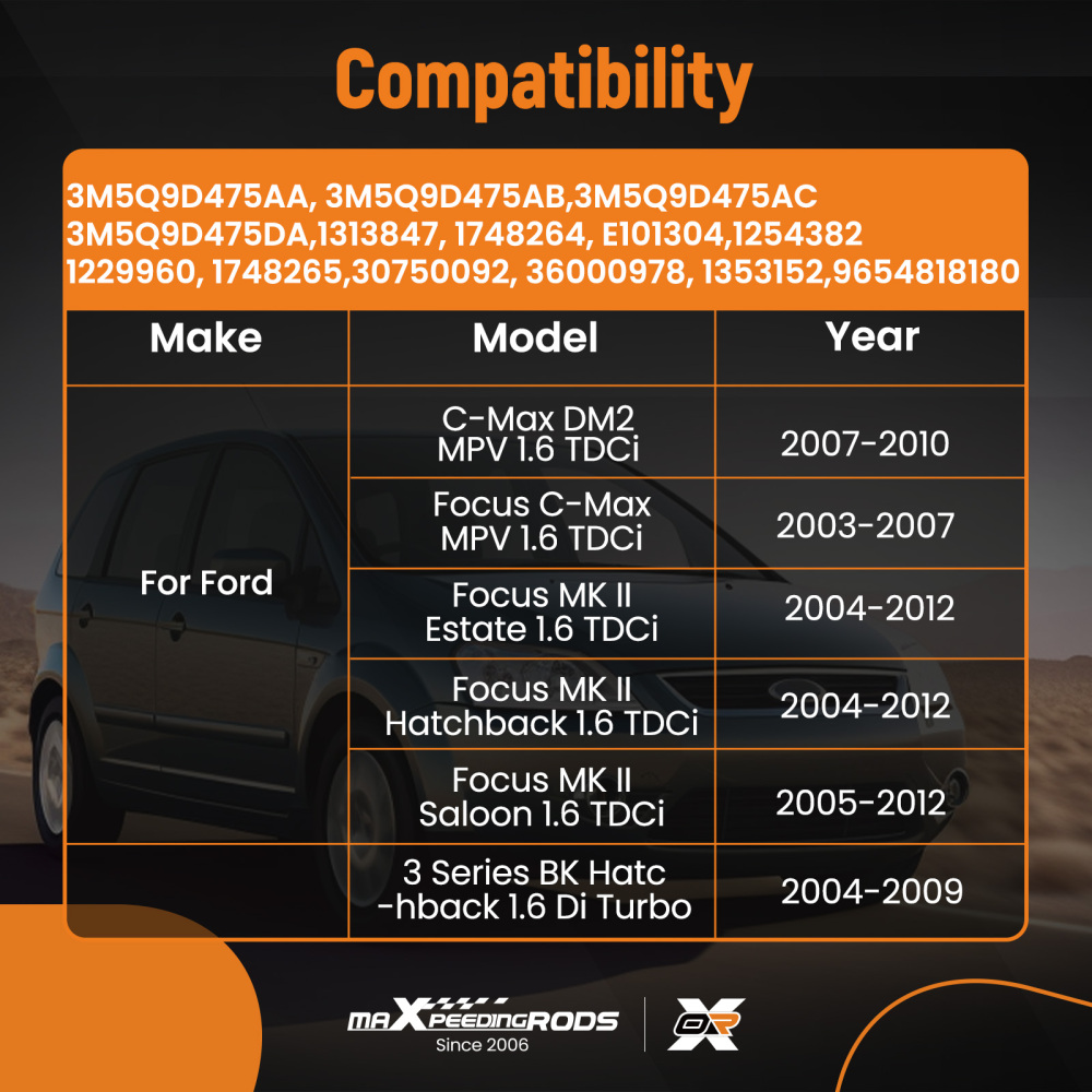 Compatible for Volvo V50 MW 05-11 Estate 1.6 D EGR Valve Outlet AGR 1254382 1313847 1229960