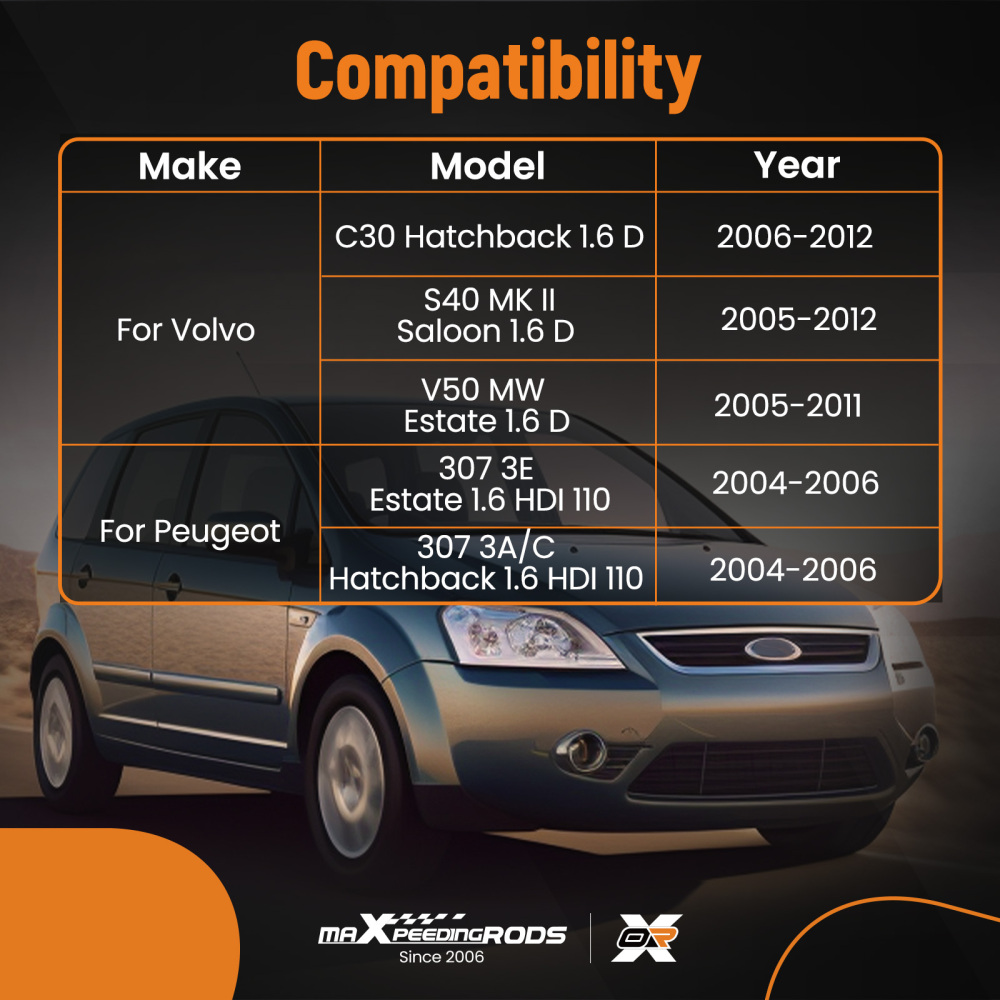 Compatible for Volvo V50 MW 05-11 Estate 1.6 D EGR Valve Outlet AGR 1254382 1313847 1229960