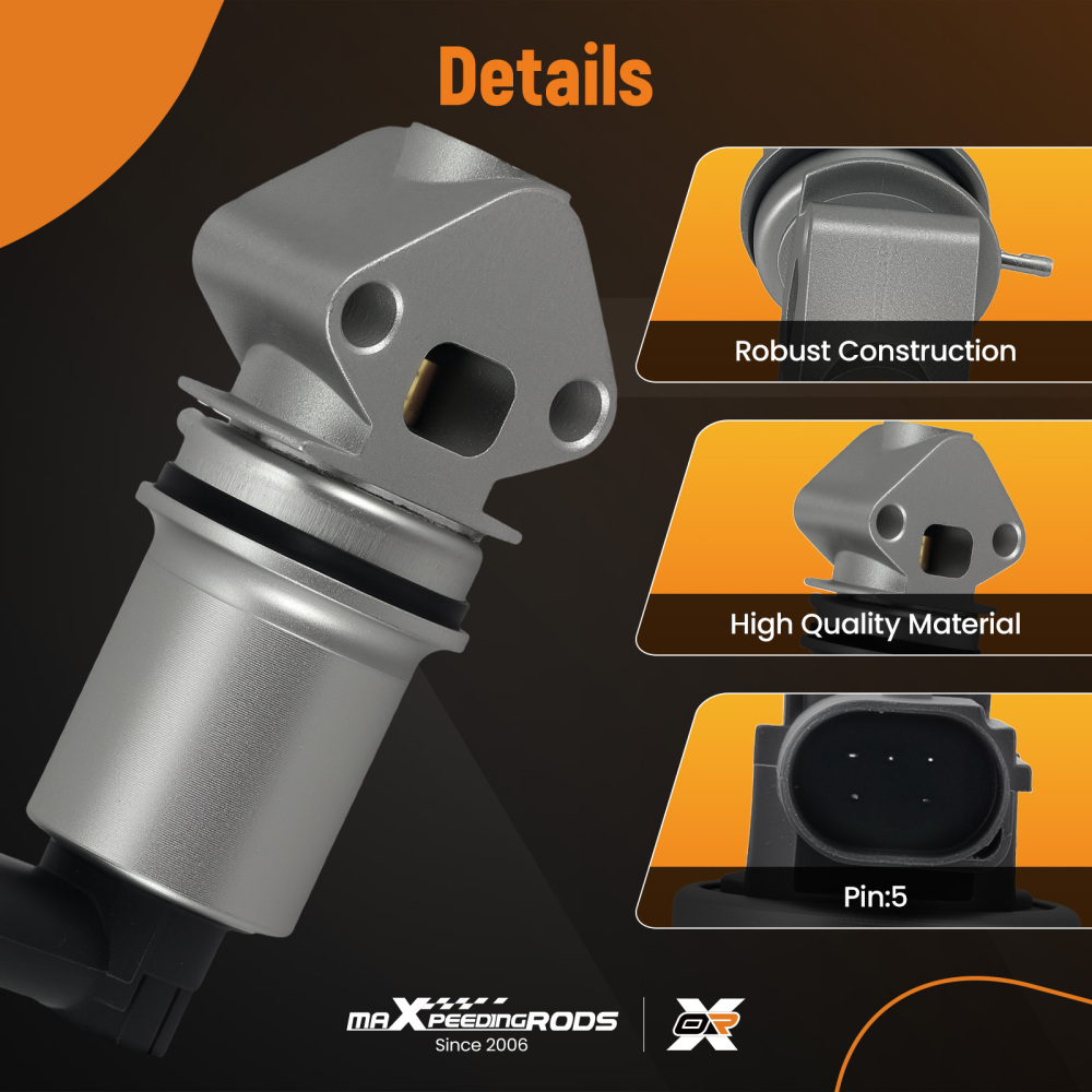 Valvola EGR compatibile per Skoda Fabia compatibile per Seat Ibiza 1.2L 2002-2006 03D131503B 5 Pin Nuovo