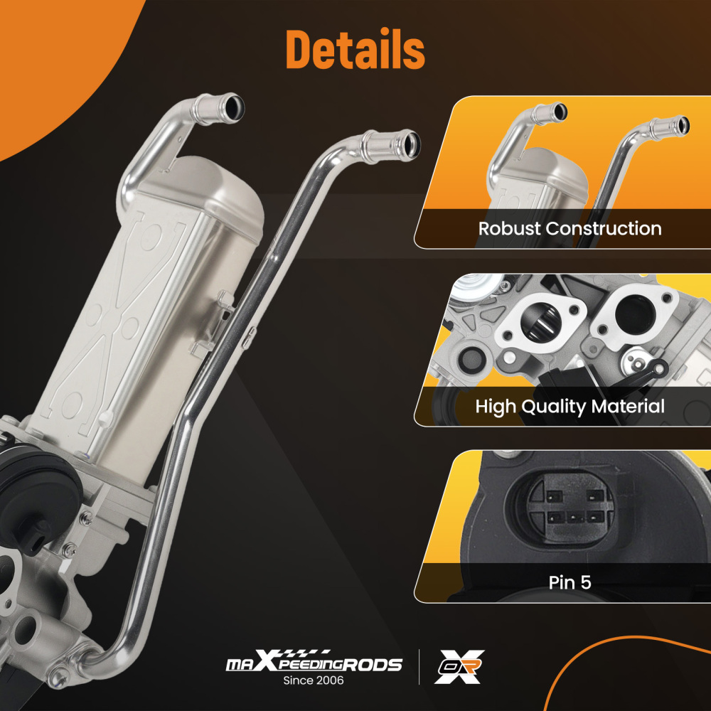 Valvola EGR compatibile per Seat Ibiza IV 1.2L Diesel 2010-2012 03P131512B with Cooler