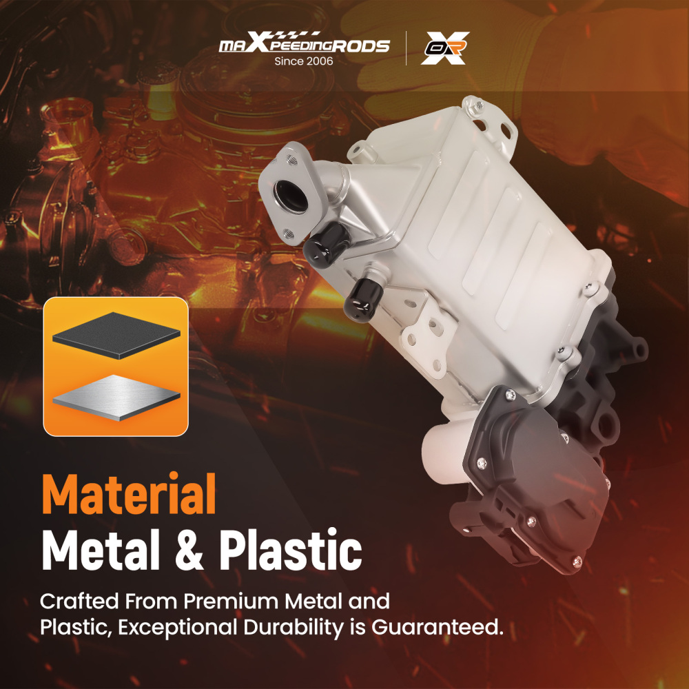 1x Valvola EGR AGR Valve compatibile per VW CALIFORNIA T6 Mk VI CRAFTER 2.0 TDI04L131512CF