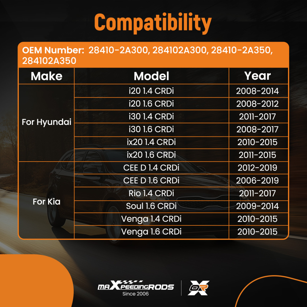 Valvola EGR Anteriore compatibile per Hyundai i30 GD FD 1.4 1.6 CRDi 284102A300 2007-2017