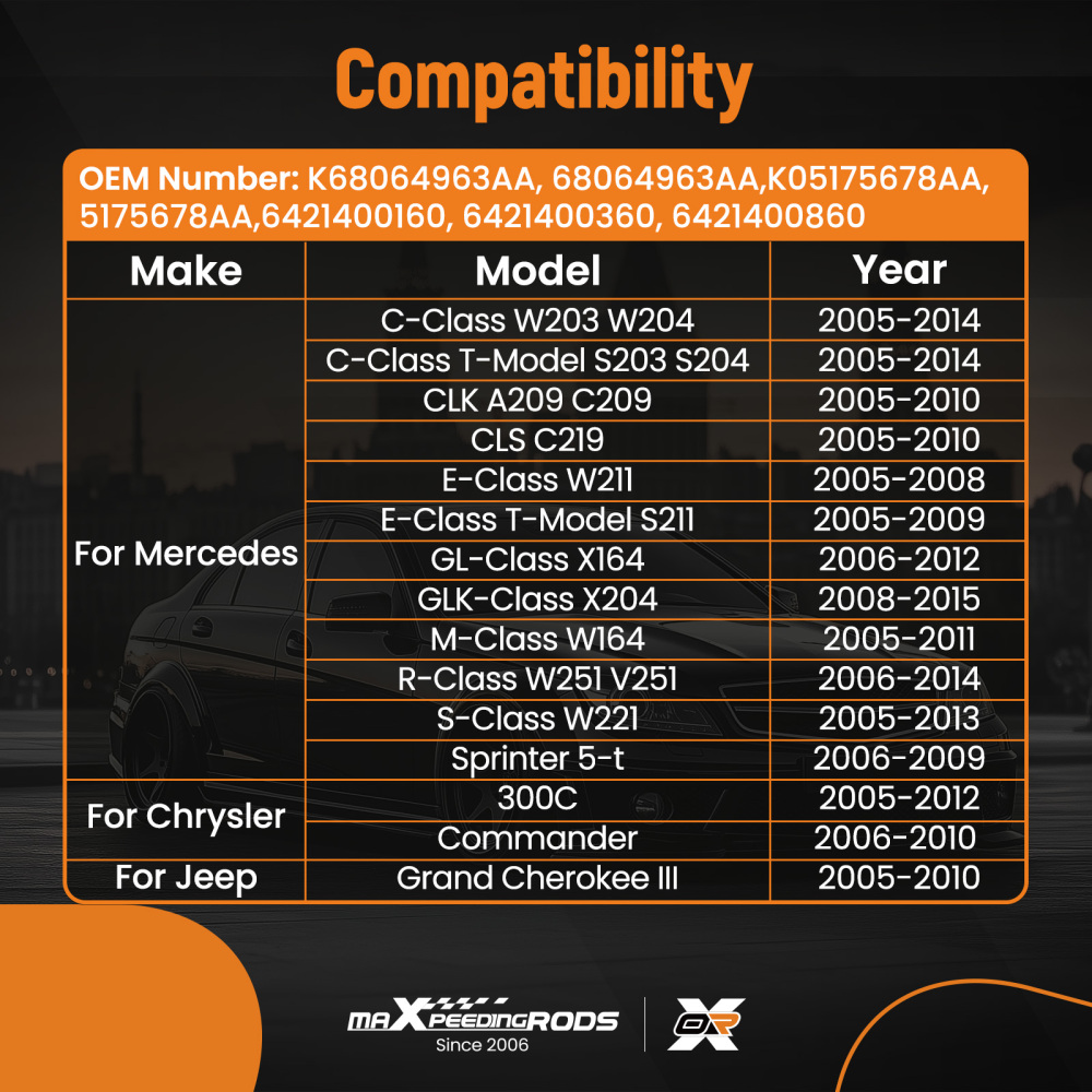 Válvula EGR compatible para Jeep Commander XK, XH 3.0 CRD 4x4 2006-2010 K05175678AA