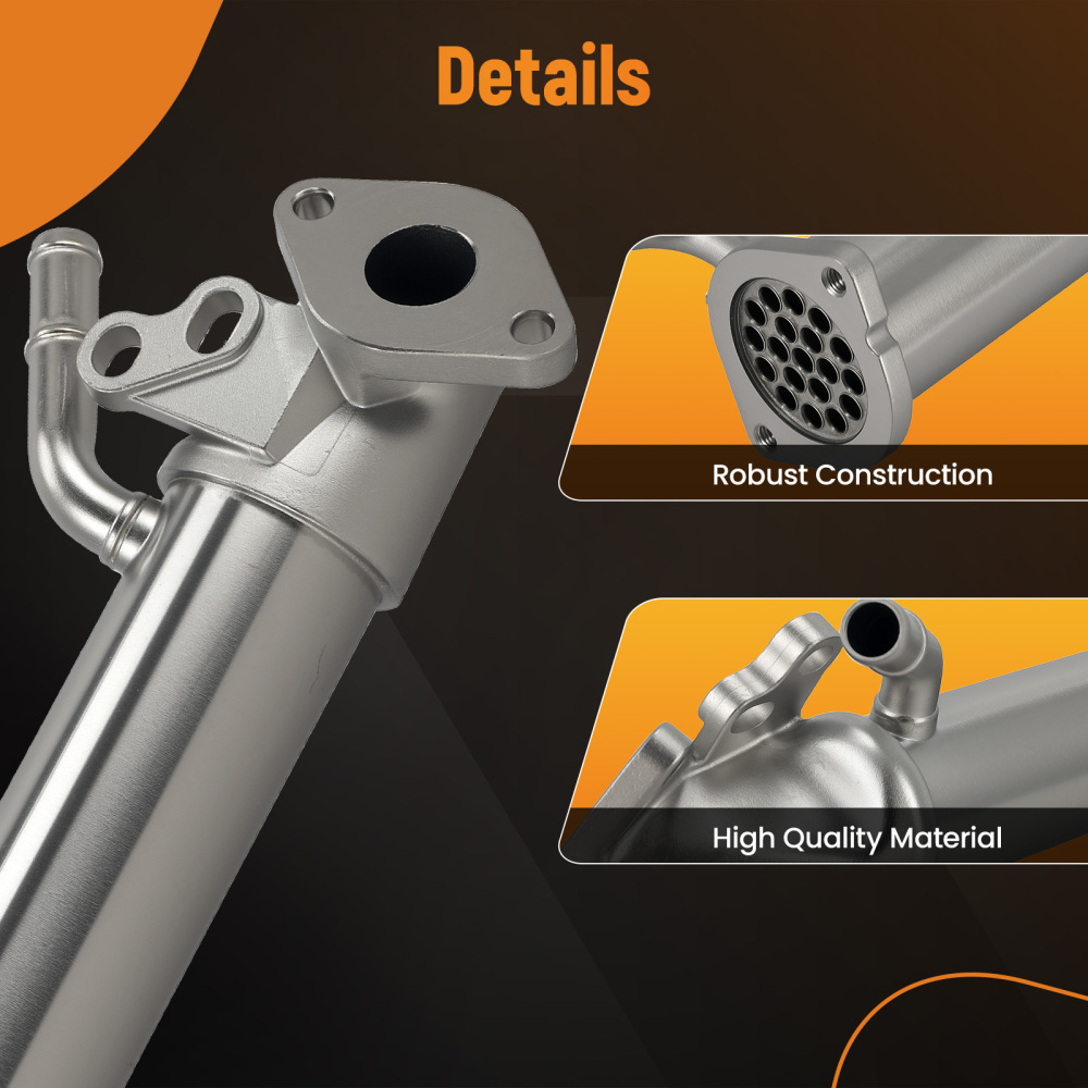 1PC EGR Cooler compatible for Citroen Relay compatible for Fiat Ducato compatible for Ford Transit 6C1Q9F464AE