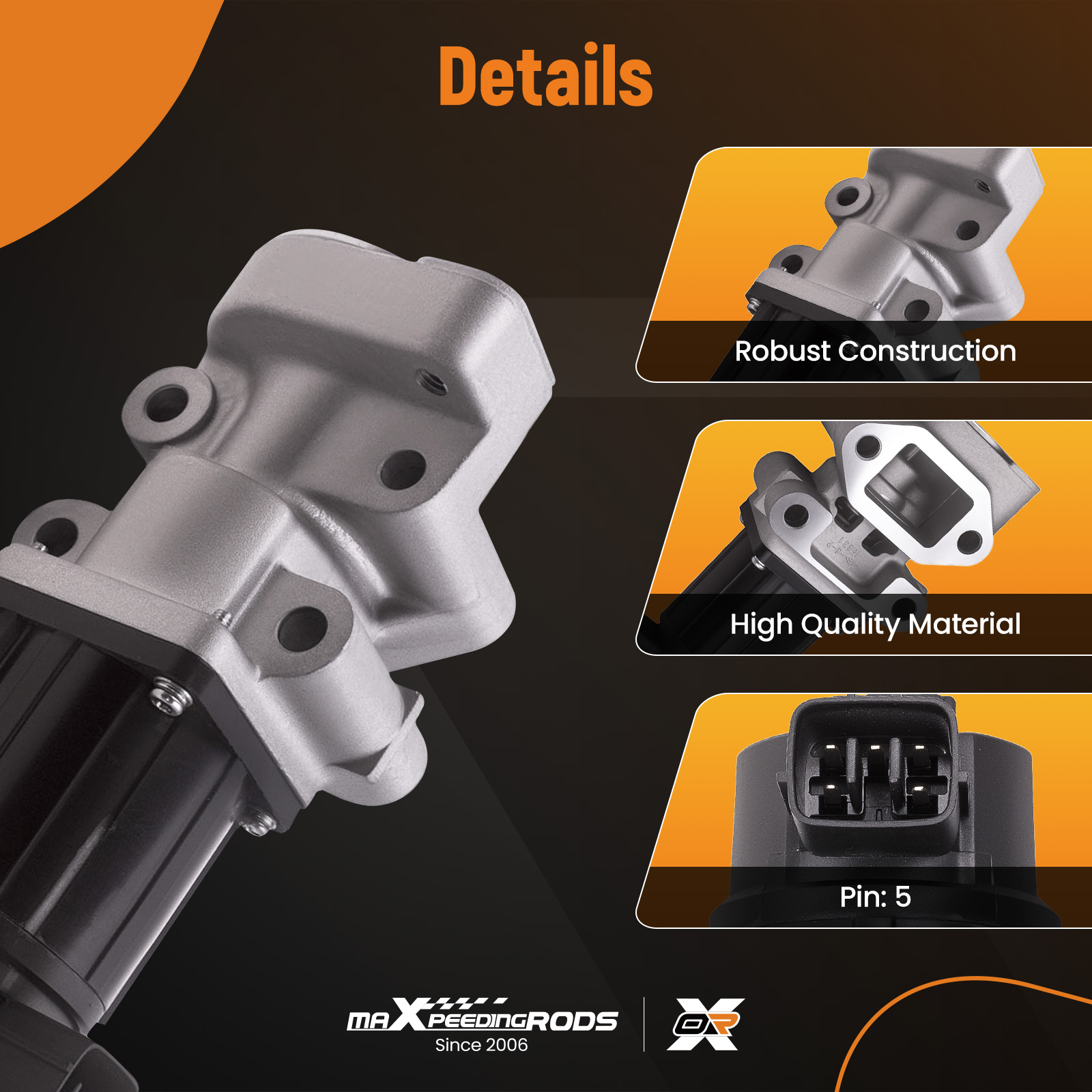 EGR Valve compatible for OPEL Astra H J Corsa D Meriva A Zafira B