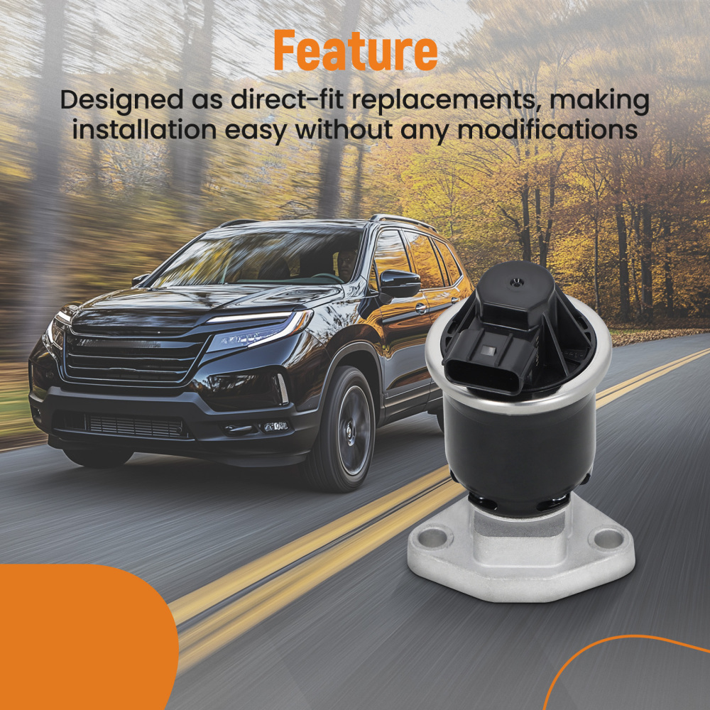 Exhaust Gas Recirculation Valve compatible for Acura Honda 3.5L V6 2008-2020 18011-R70-A00