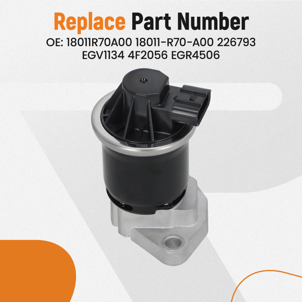 Exhaust Gas Recirculation Valve compatible for Acura Honda 3.5L V6 2008-2020 18011-R70-A00