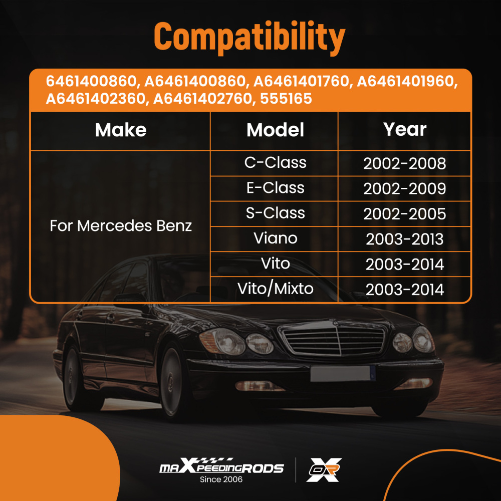 VALVOLA EGR compatibile per Mercedes W203 S203 W211 S211 W220 Viano Vito W639 6461400860