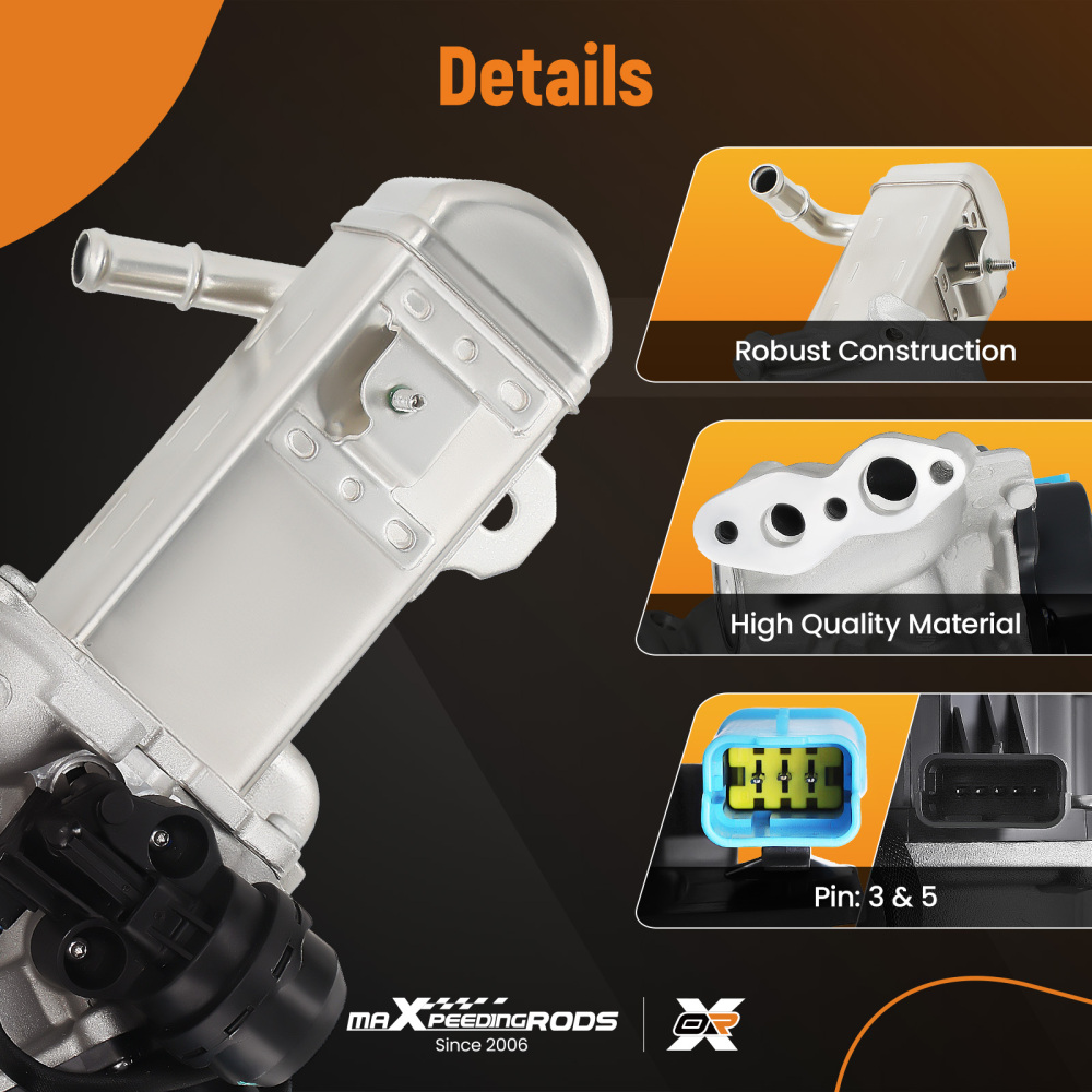 1* Valvola EGR compatibile per FORD C-MAX II FOCUS III GALAXY II WA6 GRAND C-MAX 2.0 1682007