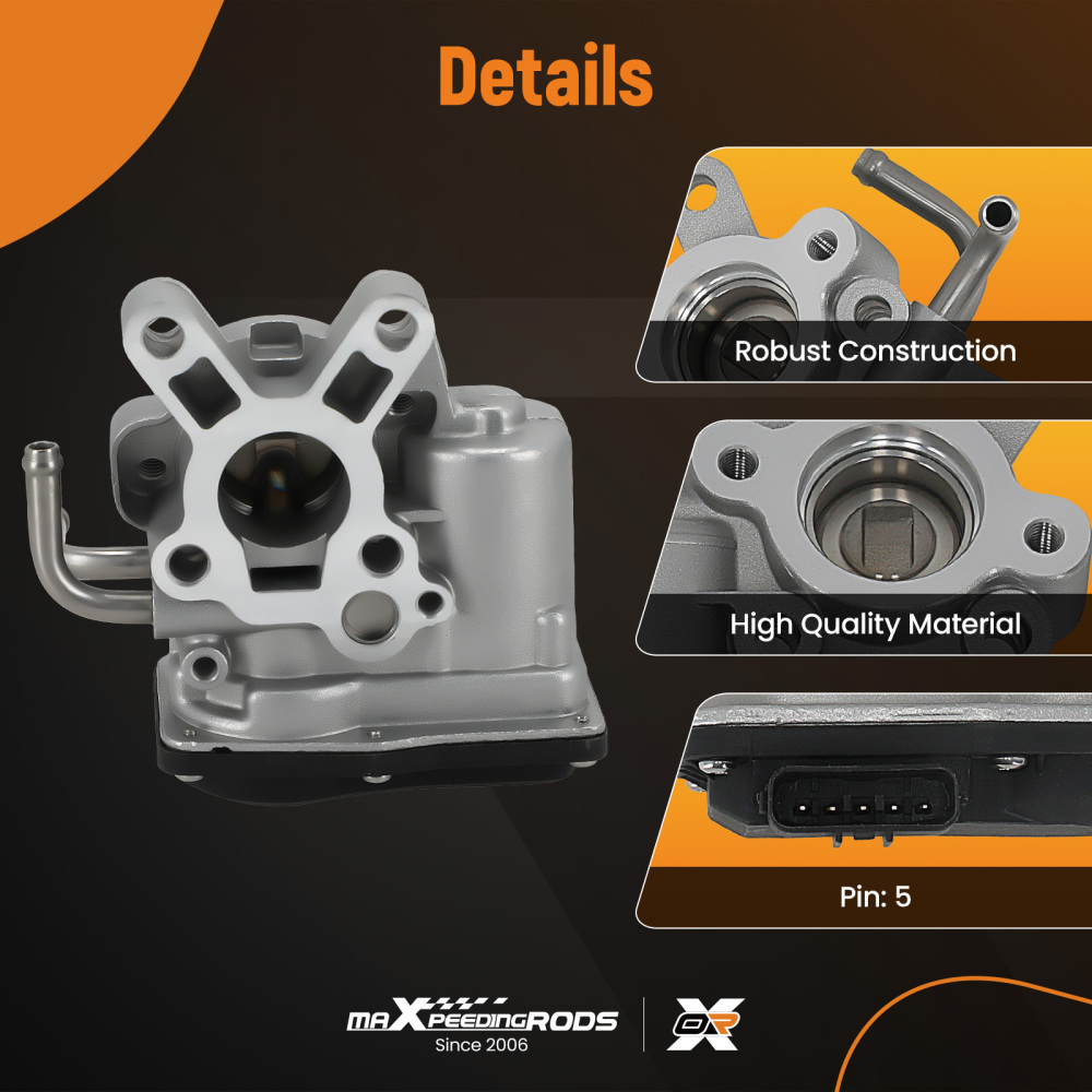 Valvola EGR compatibile per Subaru Forester Legacy Outback XV 2.0D AWD 14710AA740 Elettrico