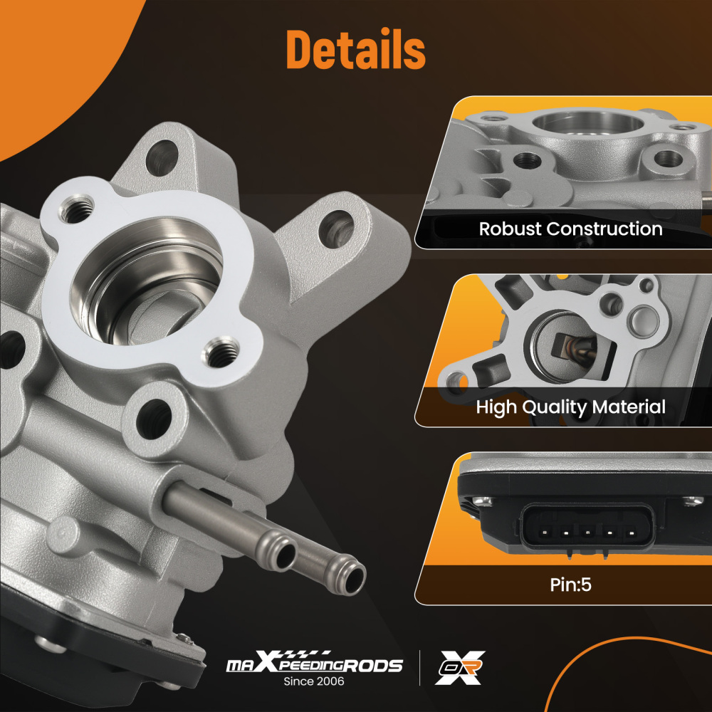 EGR Valve compatible for Nissan Navara D22 D40 Pathfinder R51 2.5L2003-2015 14710-EC00