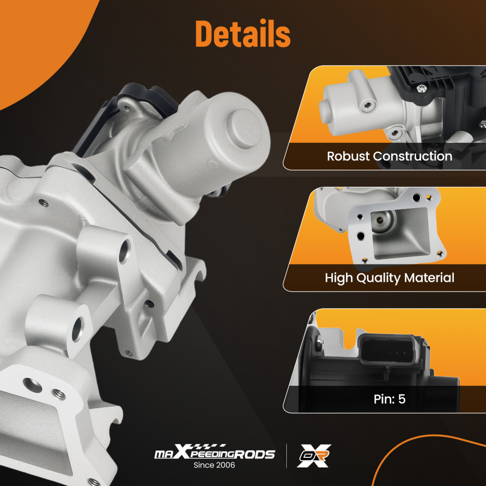 EGR Valve compatible for Citroen C5 C6 compatible for Peugeot 407 compatible for Land Rover Freelander 2.2 HDi Diesel