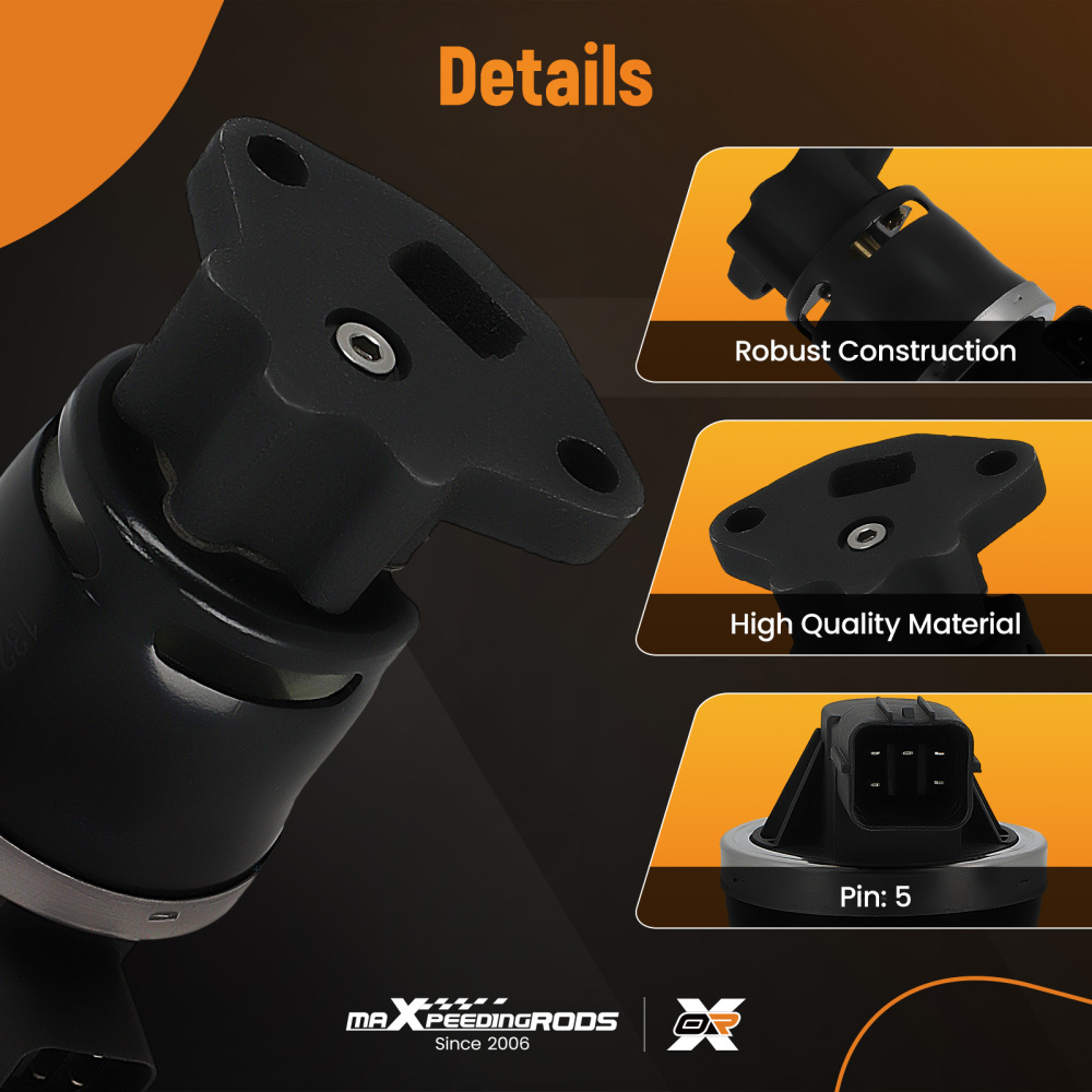 EGR Valve w/ Gasket compatible for Honda City IV GD GE4 2003-2008 18011-PWA-0505-Pin