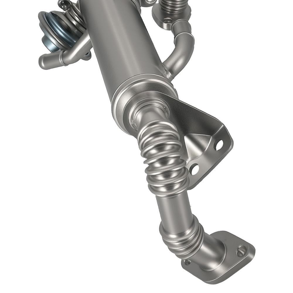 Engine EGR Cooler with Gasket compatible for Fiat Ducato 2.3 Diesel 2002-2021 504178568