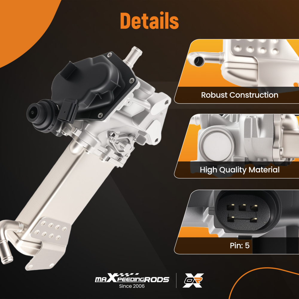 EGR Valve EGR Cooler compatible for VW Amarok CSHA CNEA 2.0L Diesel 2011-2019 03L131512DJ