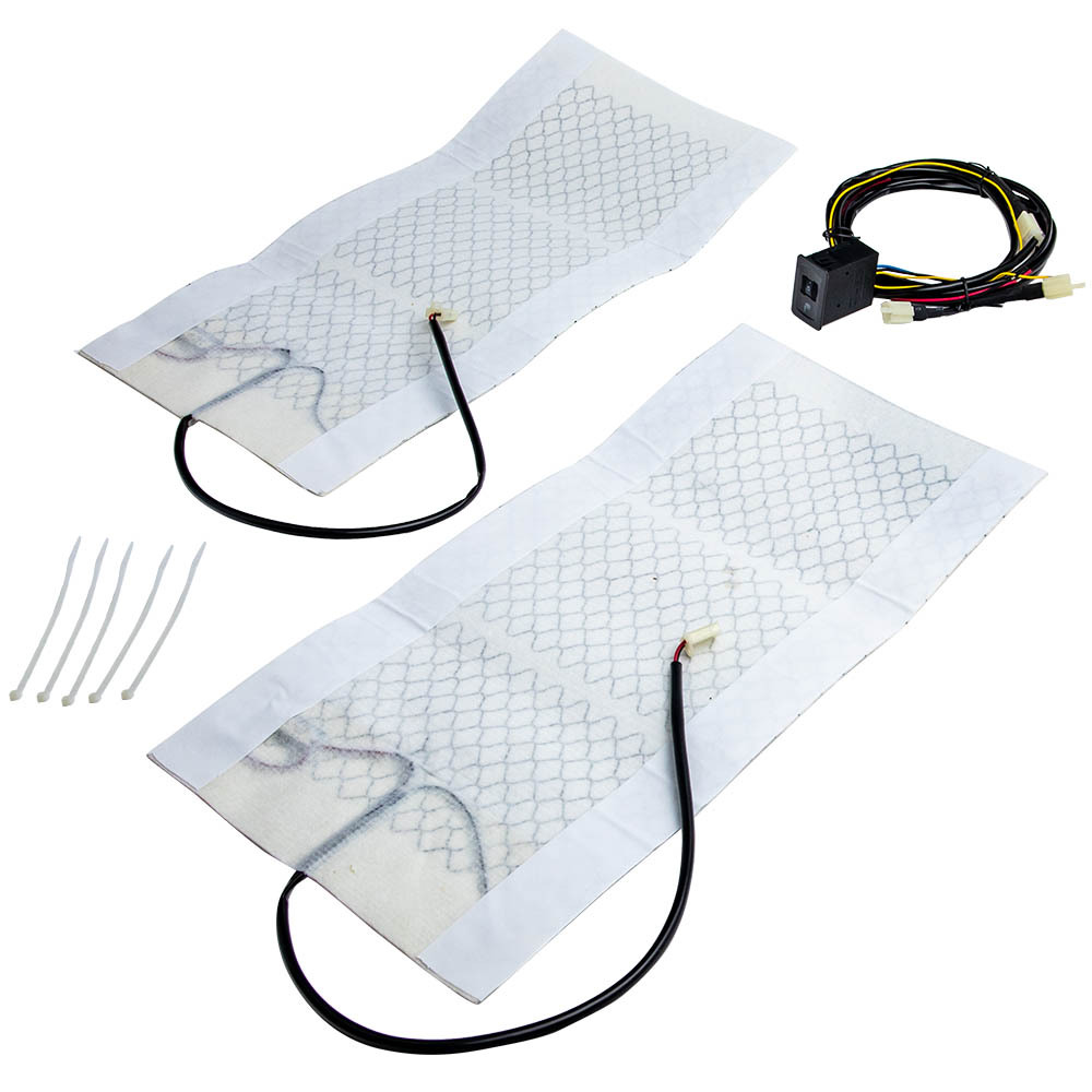 2pcs Résistance de chauffage /Siège Tapis chauffants/ de voiture universels 12V