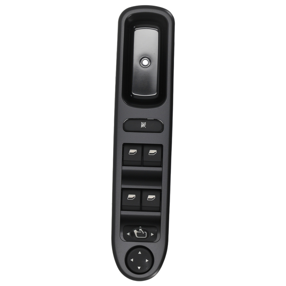 Alzacristalli Comando compatibile per Peugeot 307 Break SW CC 2001-2008 6554.KT Nero