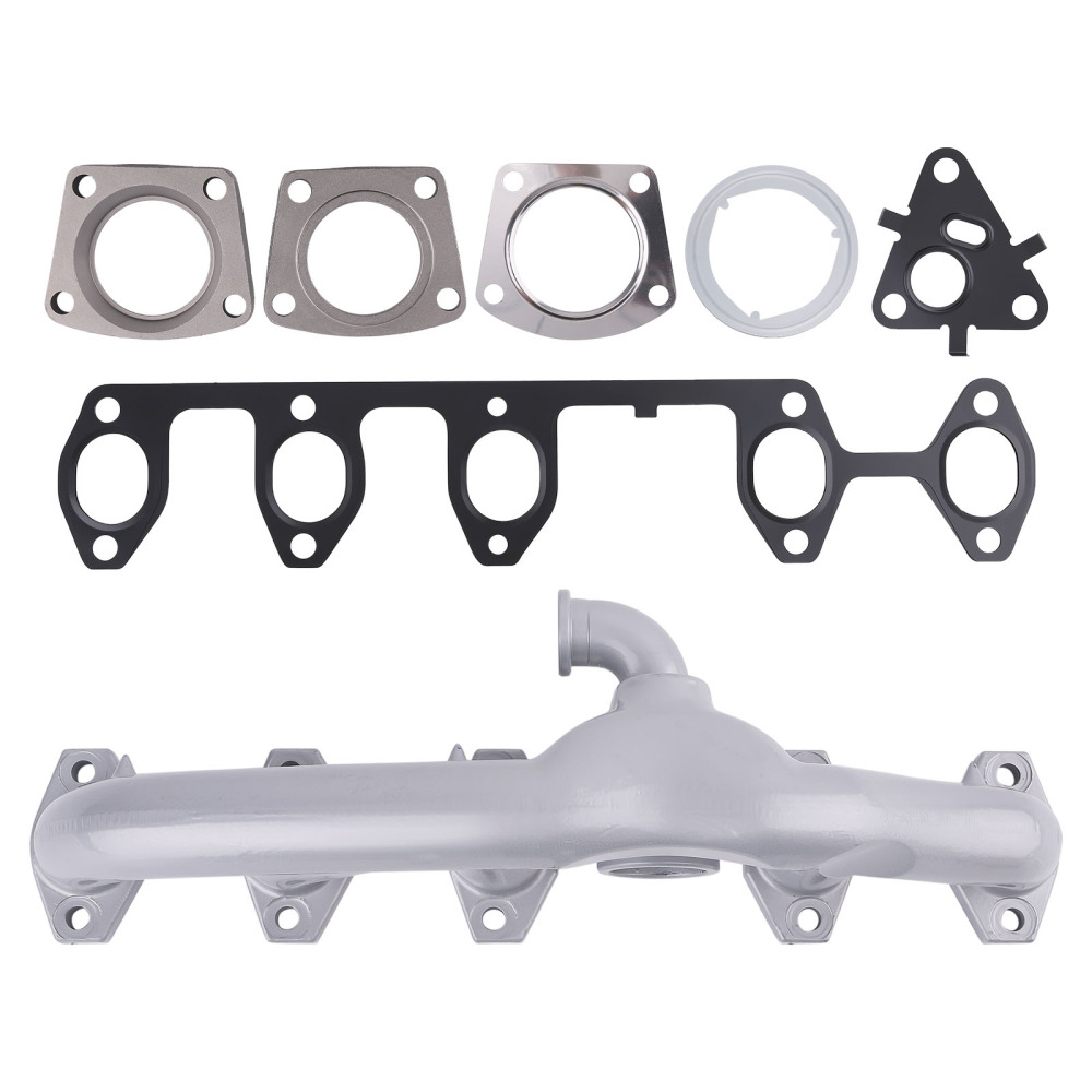 Advanced Exhaust Manifold compatible for VW T5 Touareg 2.5 03-10 070253017A Cast Iron