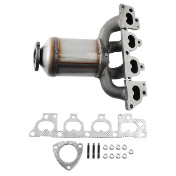 Catalytic Converter w/ Gasket Compatible for Opel Vauxhall Meriva Astra 13106575 13105075