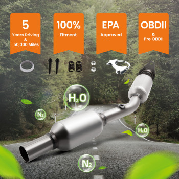 Front Exhaust Catalytic Converter compatible for Toyota Prius 1.5L 2004-2009 16337